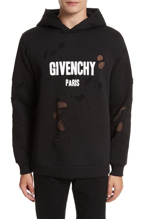 givenchy distressed logo sweater|Givenchy sweater sale.